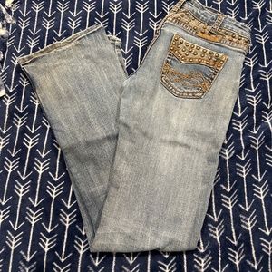 Cowgirl Tuff Studded Camo Jeans